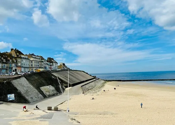 Au Plagiste, 8 Pers, Proche Mer, Garage דירה