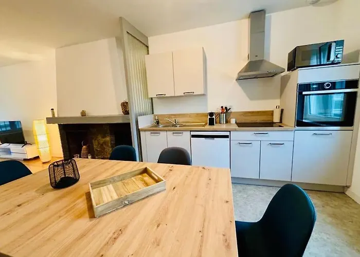 Au Plagiste, 8 Pers, Proche Mer, Garage דירה לה פורטל