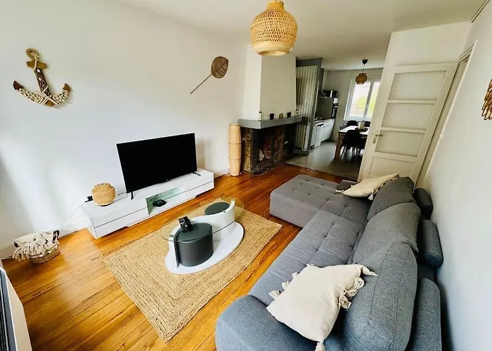 דירה Au Plagiste, 8 Pers, Proche Mer, Garage